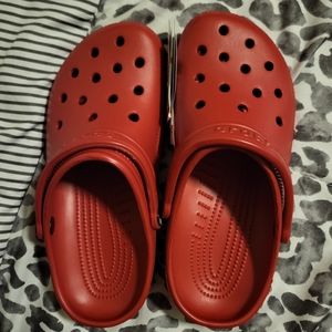 Red Crocs